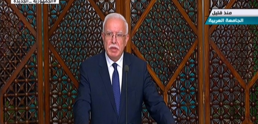 المالكي: توافق عربي على تشكيل لجنة قانونية لدعم جهود محاسبة المسؤولين عن الجرائم بحق الفلسطينيين