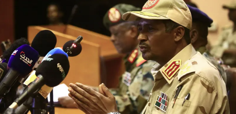 حميدتي : متمسكون بالتوصل لاتفاق سياسي نهائي في السودان