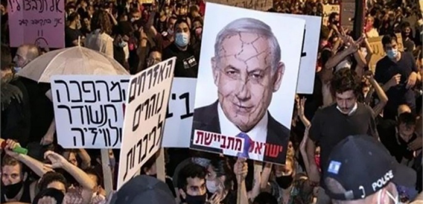 مئات آلاف الإسرائيليين يتظاهرون ضد حكومة نتنياهو للأسبوع الـ 12 على التوالي