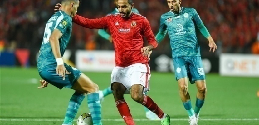 الأهلي يفوز على الرجاء المغربي بثنائية في ذهاب ربع نهائي دوري الأبطال