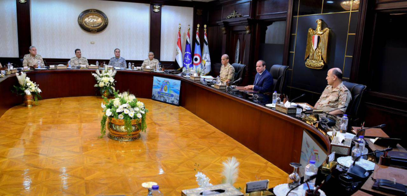 بالصور .. الرئيس السيسي يترأس اجتماع المجلس الأعلى للقوات المسلحة