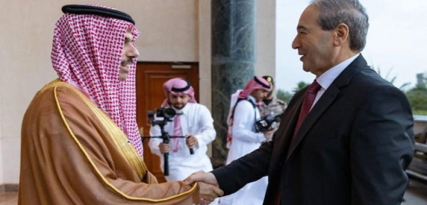 الرئيس السوري يلتقي وزير الخارجية السعودي في دمشق