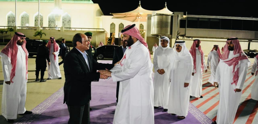 بالصور.. الرئيس السيسي وولي عهد السعودية يؤكدان الحرص المتبادل على تعزيز التعاون المشترك في جميع المجالات