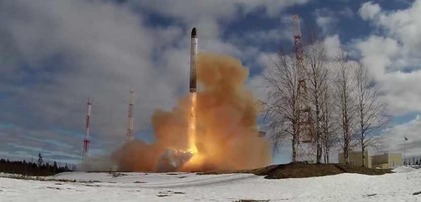 روسيا تختبر بنجاح صاروخ باليستى ” متقدم ” عابر للقارات