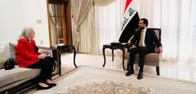 رئيس النواب العراقي والسفيرة الأمريكية يبحثان تعزيز التعاون والشراكة القائمة بين البلدين