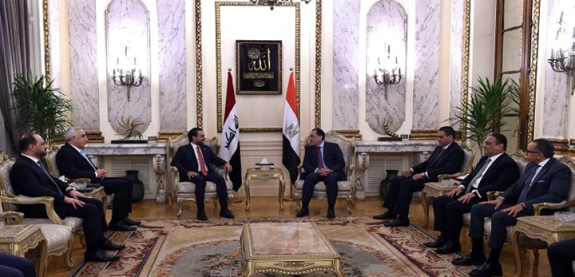 بالصور ..رئيس الوزراء يلتقي رئيس مجلس النواب العراقي ويؤكد الحرص على تعزيز التعاون المشترك