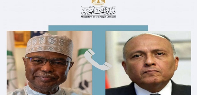 وزير الخارجية يتلقى اتصالًا هاتفيًا من أمين عام منظمة التعاون الإسلامي بشأن تطورات الوضع في السودان