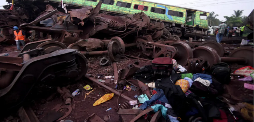 مصر تعرب عن تعازيها في ضحايا حادث تصادم القطارات  بولاية أوديشا شرق الهند