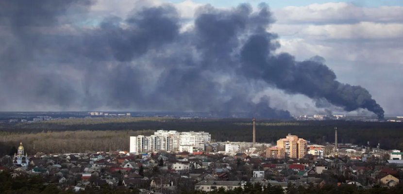 روسيا تشن هجومًا جويًا على مدينة لفيف بغرب أوكرانيا