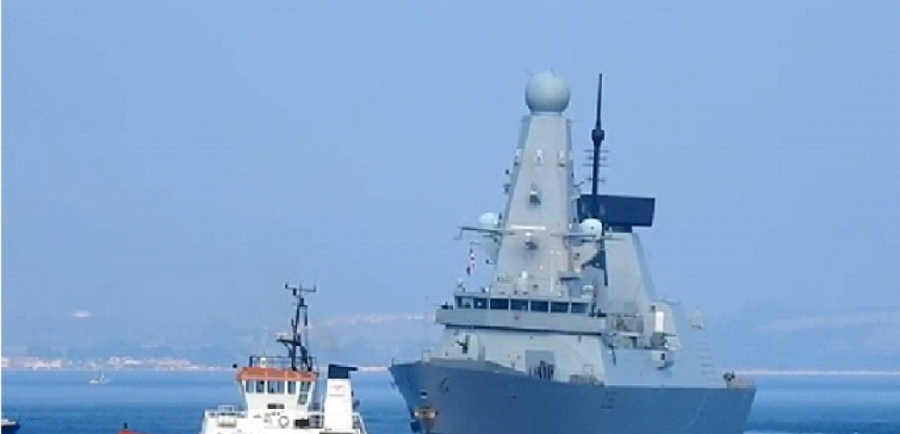 الدفاع البريطانية: إرسال المدمرة البحرية “دايموند” لتعزيز التواجد البريطاني في الشرق الأوسط
