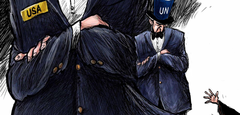 الامم المتحدة تقف عاجزة عن مساعدة فلسطين بسبب الولايات المتحدة