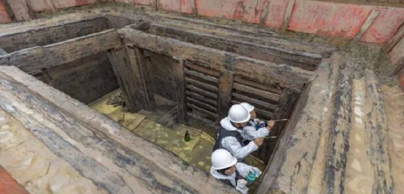 العثور على مقبرة عمرها 2200 عام فى الصين تضم 600 قطعة أثرية