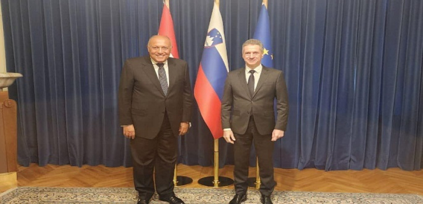 وزير الخارجية يعقد اجتماعات ثنائية مع رئيسة سلوفينيا ورئيس الوزراء ووزير الاقتصاد