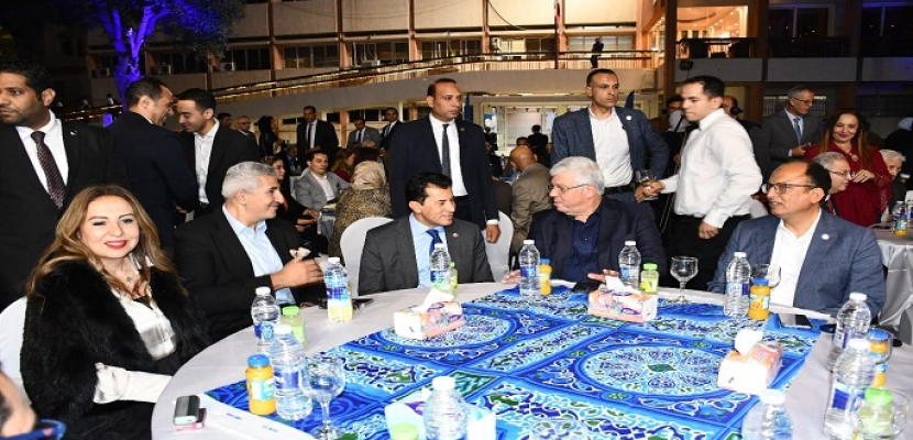 بالصور.. وزيرا التعليم العالي والشباب والرياضة يشهدان احتفالية رمضانية بجامعة حلوان