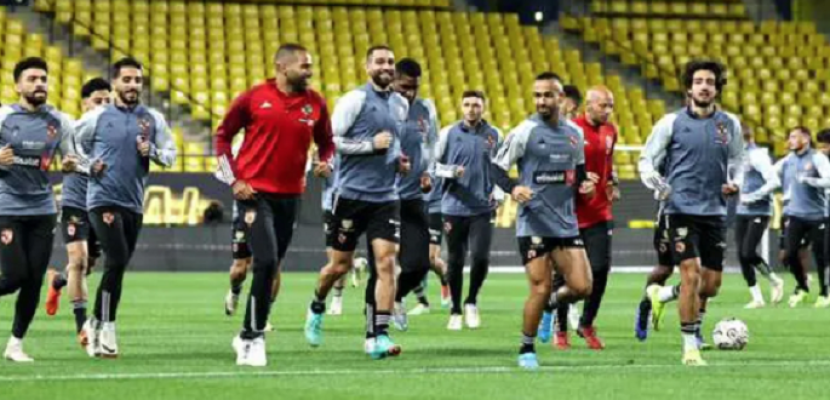 الأهلى يختتم تدريباته استعدادًا لمباراة القمة أمام الزمالك بنهائي كأس مصر