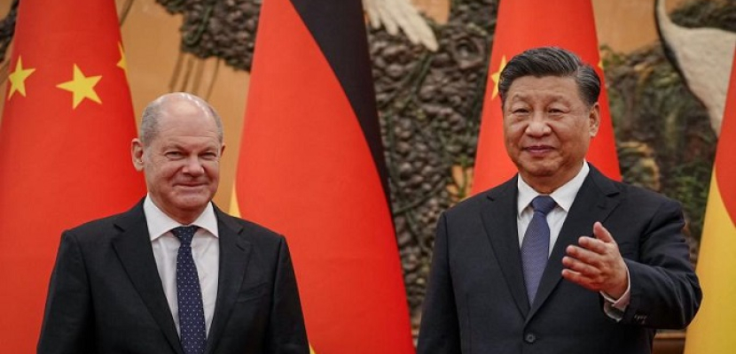 رئيس الصين لمستشار ألمانيا: يجب تطوير العلاقات من منظور طويل الأمد
