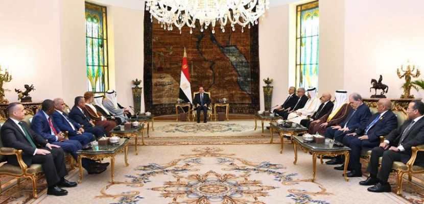 بالصور ..الرئيس السيسي يؤكد المسئولية الكبيرة للمجالس والبرلمانات العربية للدفع قدماً بمسيرة التكامل العربي