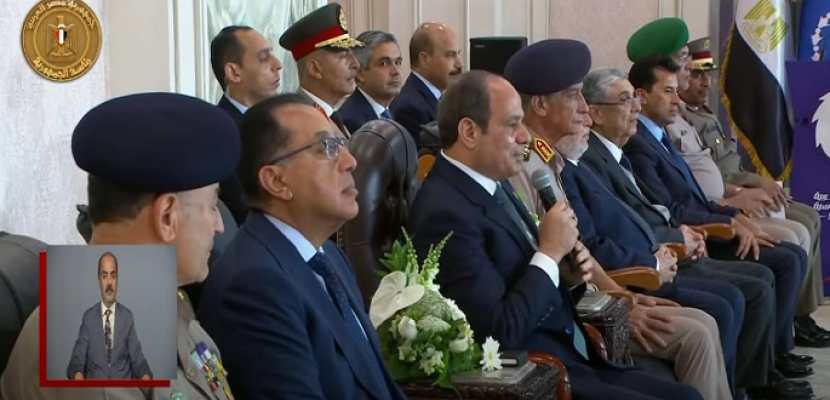 الرئيس السيسي يعلن انطلاق البطولة العربية العسكرية للفروسية