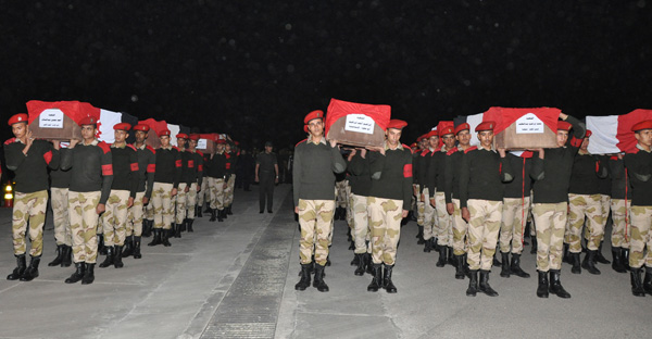 رئاسة الجمهورية تعلن الحداد 3 أيام على أرواح شهداء العريش