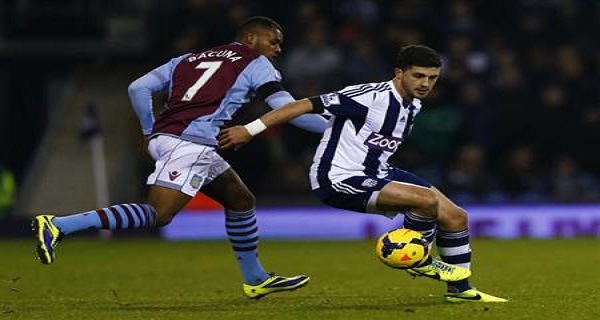 استون فيلا يتعادل مع وست بروميتش بالدوري الانجليزي