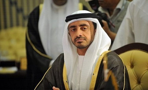 وزير خارجية الإمارات يزور إيران
