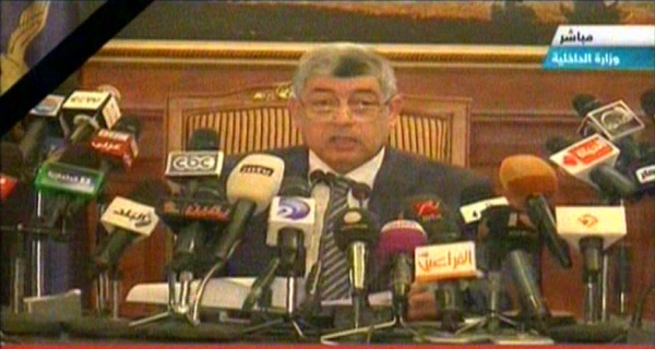 مؤتمر صحفى لوزير الداخلية حول الأحداث الإرهابية التي تعرضت لها البلاد