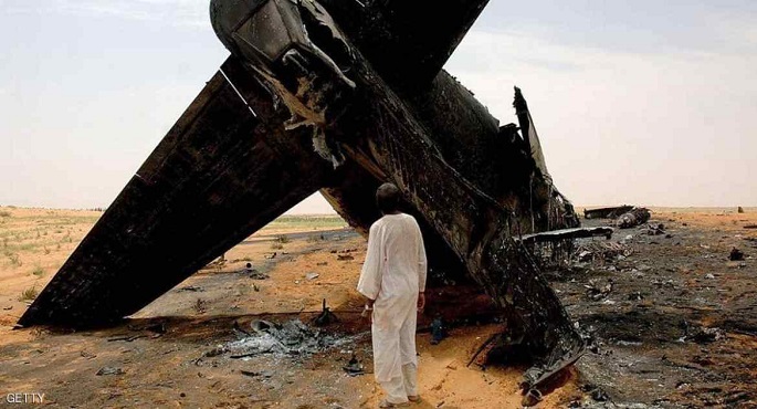 مقتل 18 شخصاً في تحطم طائرة شحن عسكرية غرب دارفور