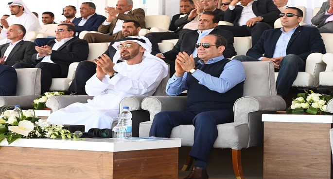 السيسي وولي عهد أبو ظبي يفتتحان مهرجان شرم الشيخ التراثي العربي