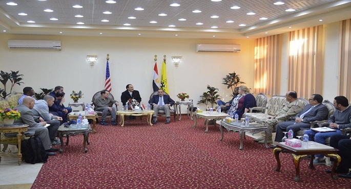 بالصور .. المتحدث العسكرى : وفد من الكونجرس الأمريكى يزور شمال سيناء