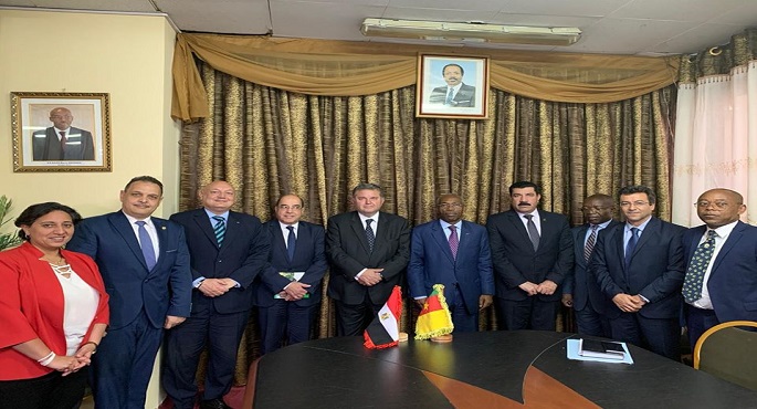 بالصور.. وزير قطاع الأعمال العام يبحث التعاون مع الكاميرون في صناعة الأخشاب