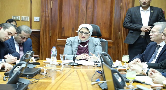 بالصور.. وزيرة الصحة: غرفة أزمات على مدار 24 ساعة لمتابعة استقبال المصريين القادمين من الصين