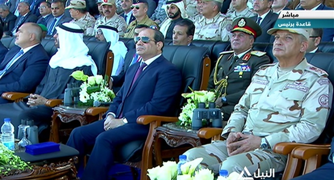 بالفيديو .. الرئيس السيسى يشهد الاحتفال بافتتاح قاعدة برنيس العسكرية بالبحر الأحمر والمرحلة الختامية لمناورة قادر 2020