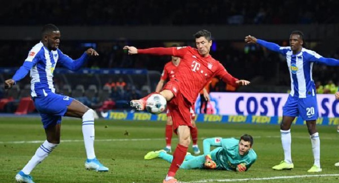 بايرن ميونخ يهزم هيرتا برلين برباعية بالدوري الألماني