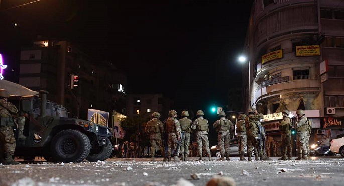 الأمن اللبناني: إصابة 142 عنصرا شرطيا خلال أحداث شغب بيروت