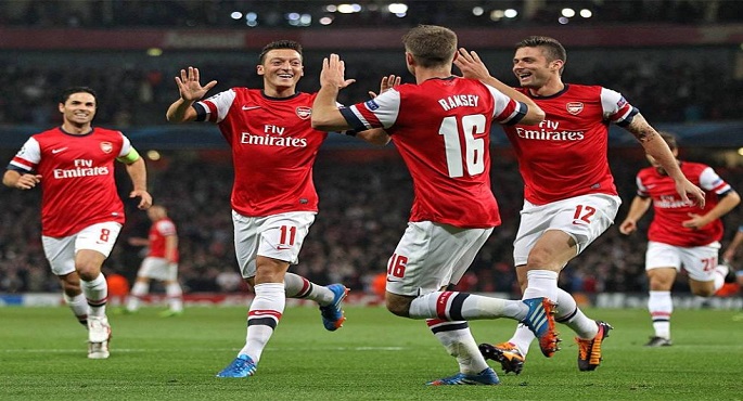 آرسنال يتأهل لدور الـ 16 بكأس الاتحاد الإنجليزى بفوزه على بورنموث 2-1