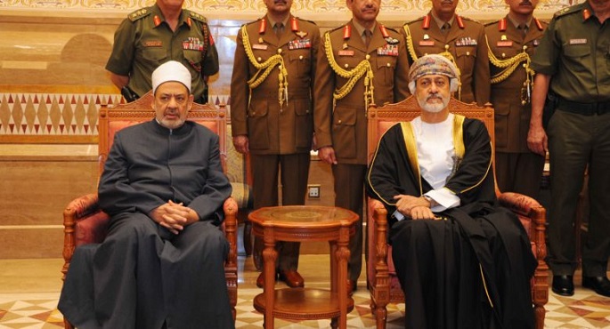 شيخ الأزهر يعزى سلطان قابوس الجديد فى السلطان الراحل قابوس