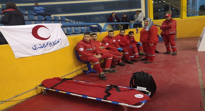 بالصور .. الهلال المصرى يؤمن الاوليمبياد الأفريقية الخاصة المقامة بالقاهرة