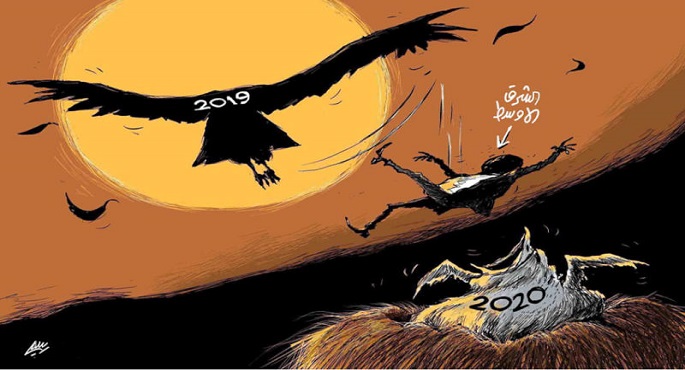 حال الشرق الاوسط بين 2019 و 2020