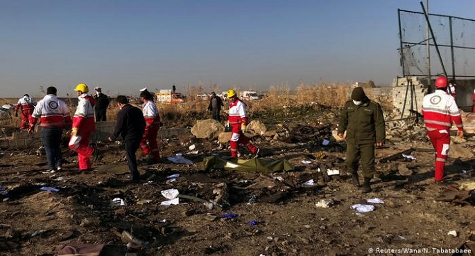 السلطات القضائية فى إيران تعتقل أفراداً لهم علاقة بإسقاط الطائرة الأوكرانية