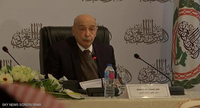 عقيلة صالح أمام البرلمان العربى : الاتفاق التركى مع السراج يهدف لنهب ثروات ليبيا