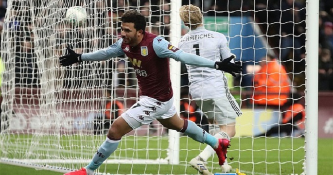 تريزيجيه يقود أستون فيلا للتأهل لنهائى كأس كاراباو بالفوز على ليستر سيتى 2-1