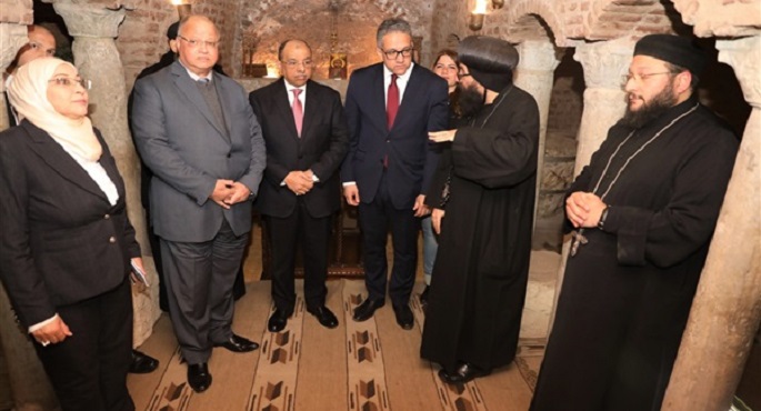 بالصور .. وزيرا السياحة والتنمية المحلية يتفقدان مجمع الأديان