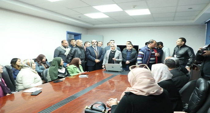بالصور .. خلال تفقدها مستشفى شرم الشيخ .. وزيرة الصحة: لا توجد حالات مصابة بـ “كورونا” في مصر