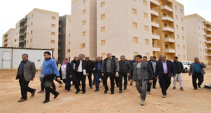 بالصور.. وزير الإسكان يتفقد الوحدات السكنية بمشروع “الإسكان الاجتماعي” بمدينة بدر