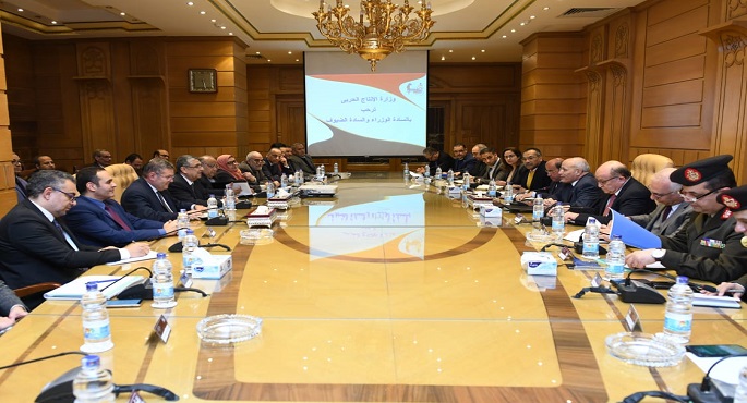 بالصور.. وزراء الإنتاج الحربي والكهرباء وقطاع الأعمال العام يبحثون سبل دعم التعاون مع الجابون