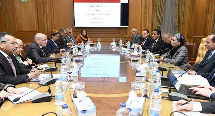 بالصور .. العصار و فؤاد  يبحثان مع شركة سعودية تنفيذ مشروع لتحويل المخلفات إلى طاقة