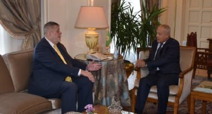 أبوالغيط يبحث مع المنسق الخاص للأمم المتحدة بلبنان تطورات الأوضاع بعد تشكيل الحكومة الجديدة
