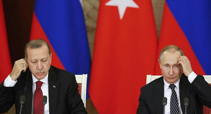 بوتين وأردوغان يناقشان الوضع في سوريا هاتفيا وسط توتر