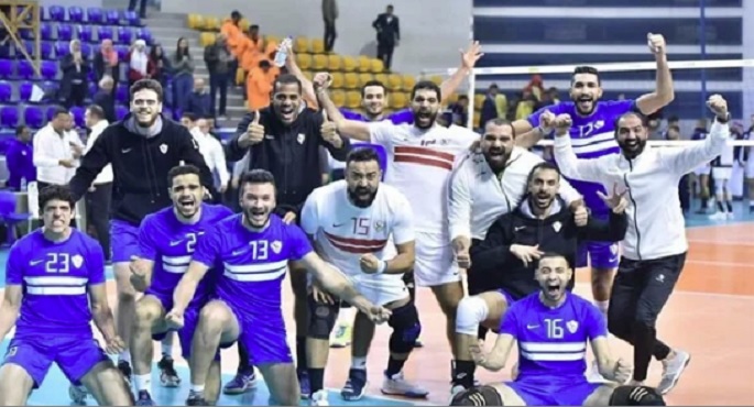 الزمالك يهزم كاظمة الكويتي ويلاقي الأهلى في نهائي البطولة العربية للكرة الطائرة