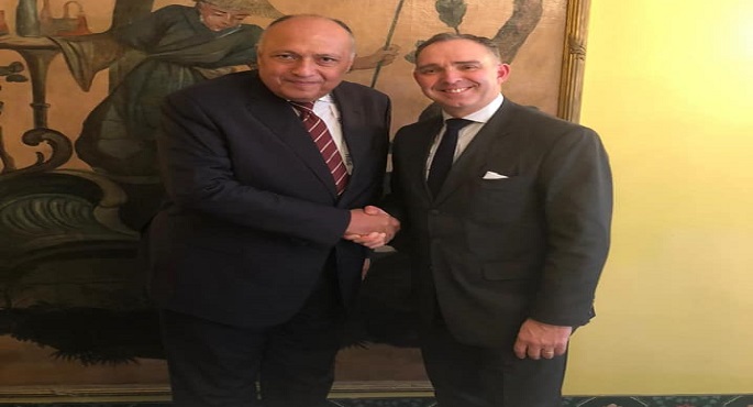 على هامش مؤتمر ميونخ .. شكرى يبحث مع مستشار الأمن القومي البريطاني العلاقات الثنائية والقضايا الإقليمية